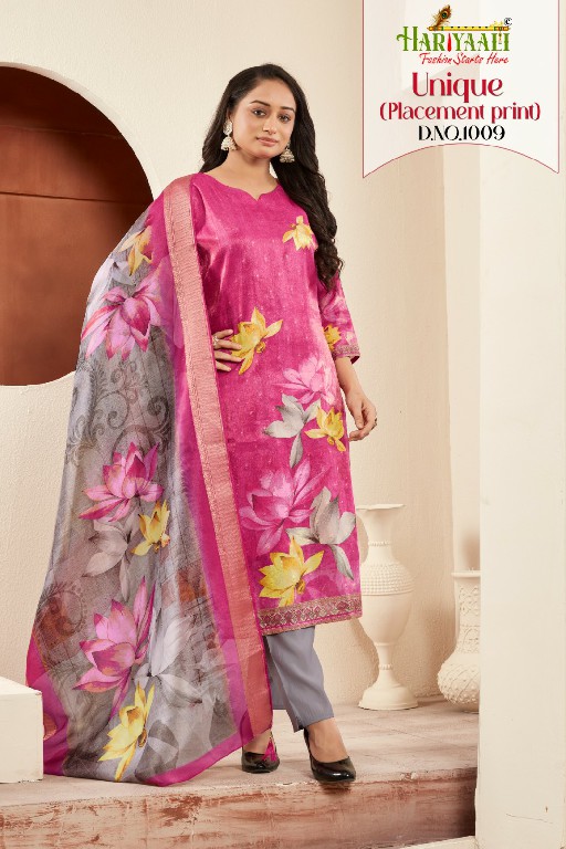 Hariyaali Unique Placement Print Wholesale 3 Piece Concept Suits Combo