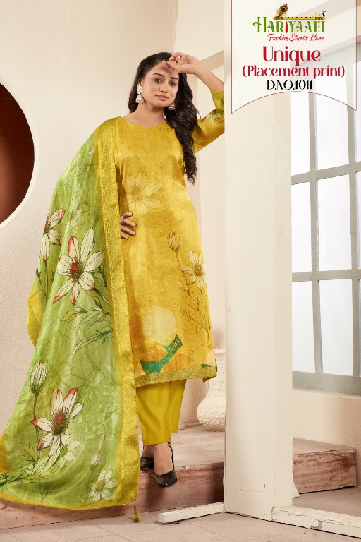 Hariyaali Unique Placement Print Wholesale 3 Piece Concept Suits Combo