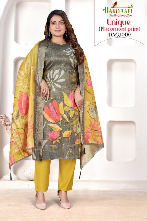 Hariyaali Unique Placement Print Wholesale 3 Piece Concept Suits Combo
