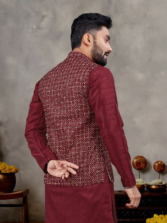 Banwery Manyavar Vol-3 Wholesale Mens Wear Kurta With Pajama And Koti