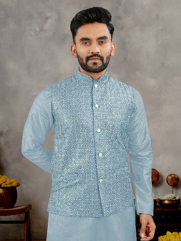 Banwery Manyavar Vol-3 Wholesale Mens Wear Kurta With Pajama And Koti