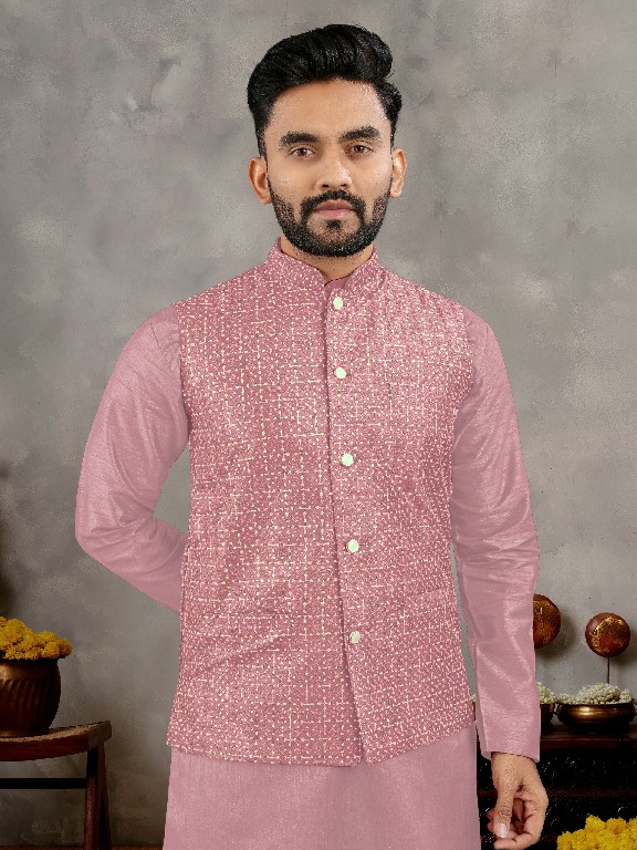 Banwery Manyavar Vol-3 Wholesale Mens Wear Kurta With Pajama And Koti