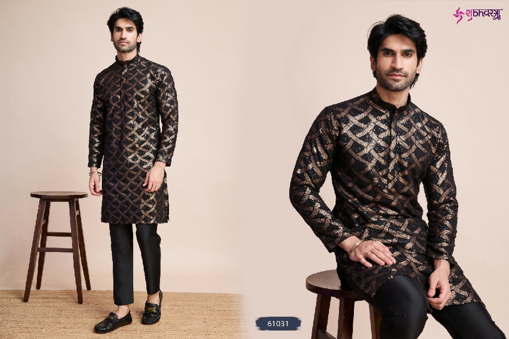 Shubhvastra Mens Tradition Wholesale New Exclusive Festival Wear Kurta - Collection