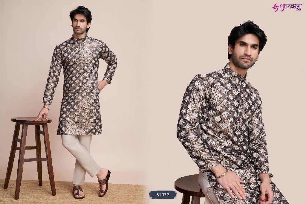 Shubhvastra Mens Tradition Wholesale New Exclusive Festival Wear Kurta - Collection