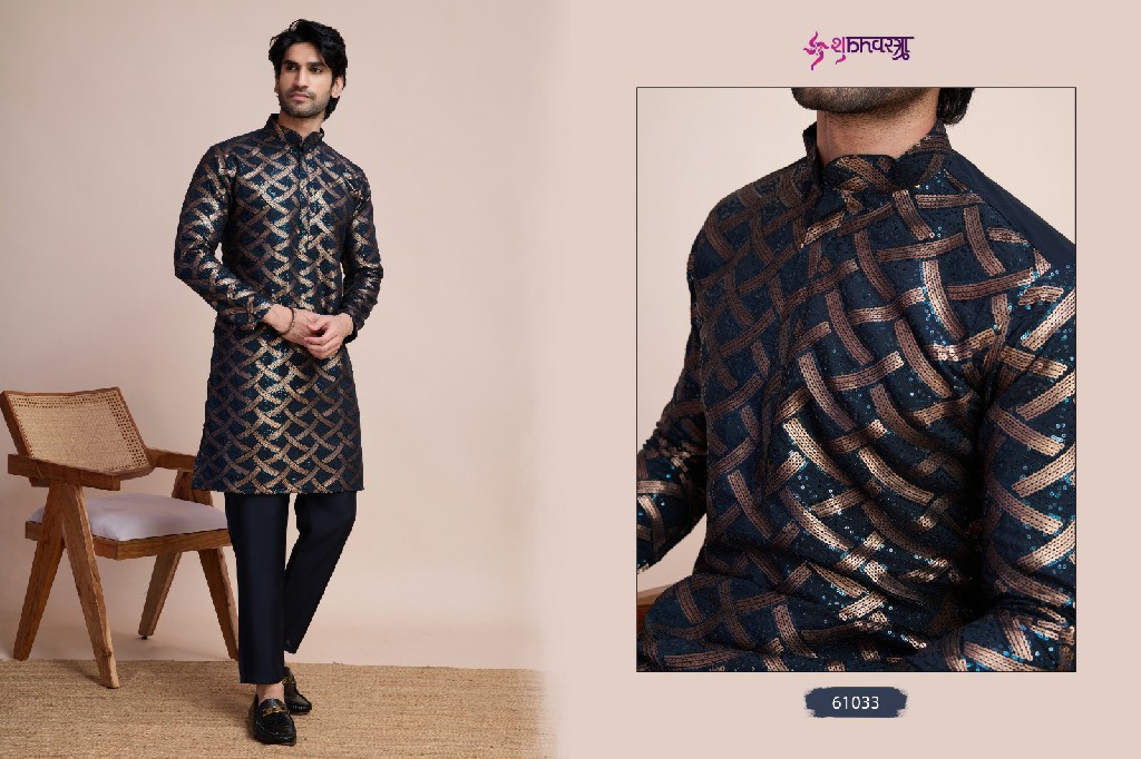 Shubhvastra Mens Tradition Wholesale New Exclusive Festival Wear Kurta - Collection