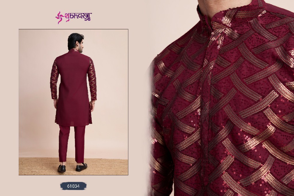 Shubhvastra Mens Tradition Wholesale New Exclusive Festival Wear Kurta - Collection