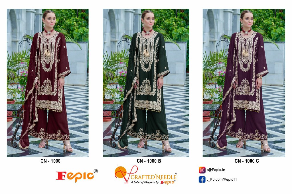 Fepic Crafted Needle CN-1000 Wholesale Readymade Indian Pakistani Suits