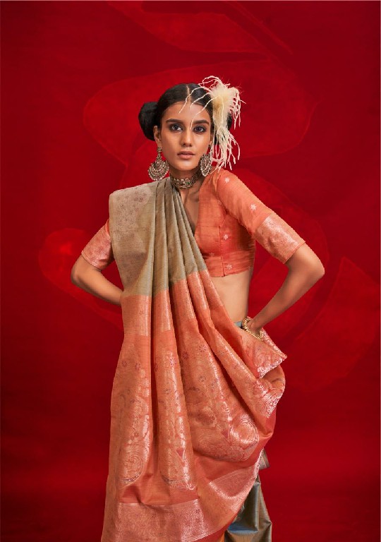 Rajtex Kontessa Roycce Wholesale Tussar Silk Handloom Weaving Sarees