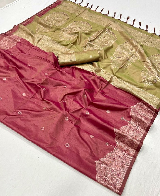 Rajtex Kontessa Roycce Wholesale Tussar Silk Handloom Weaving Sarees