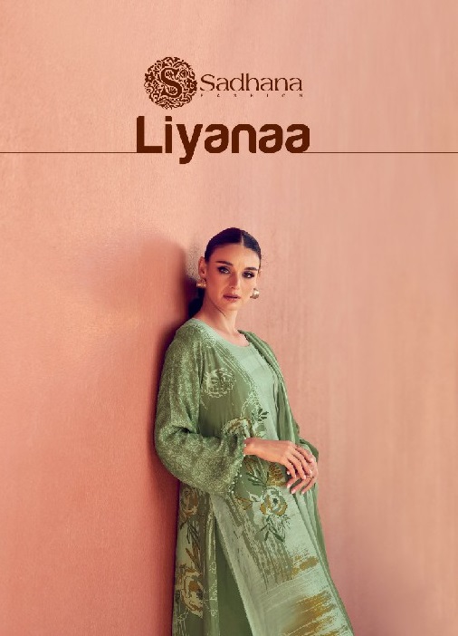 Sadhana Liyanaa Wholesale Pure Musline Silk With Khatli Work Salwar Suits