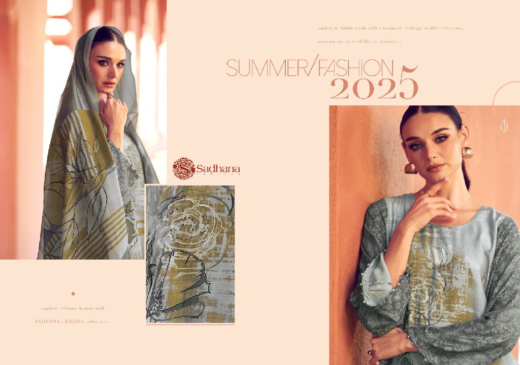 Sadhana Liyanaa Wholesale Pure Musline Silk With Khatli Work Salwar Suits