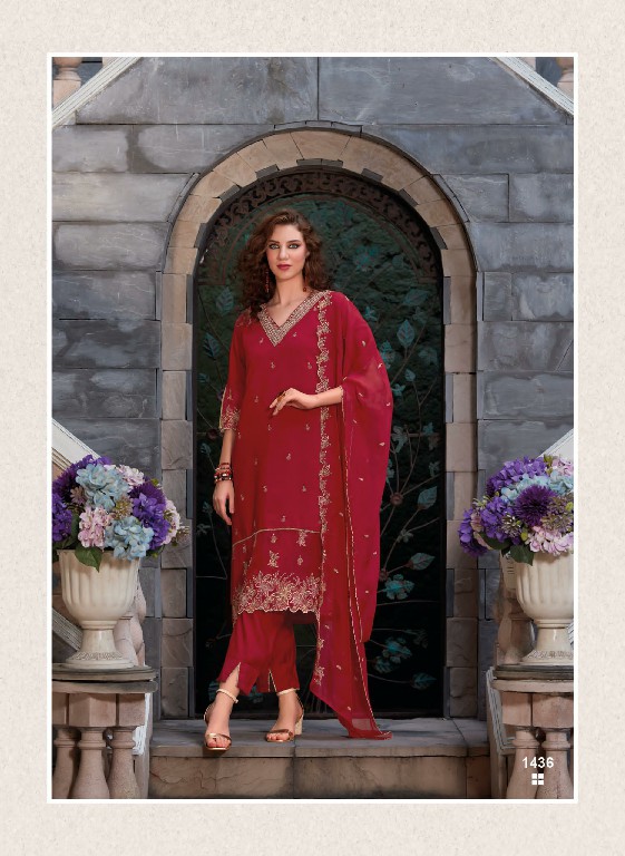 Lady Leela Swaara Wholesale Embroidery And Hand Work Readymade 3 Piece Suits