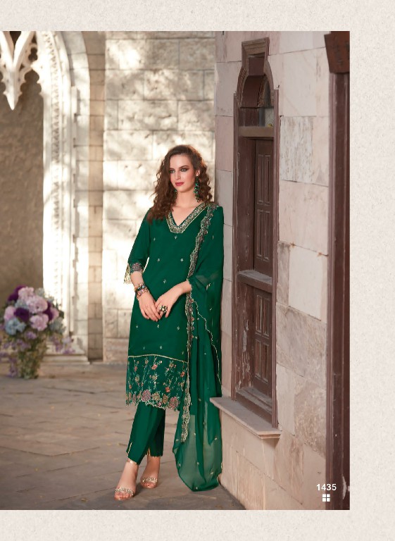 Lady Leela Swaara Wholesale Embroidery And Hand Work Readymade 3 Piece Suits