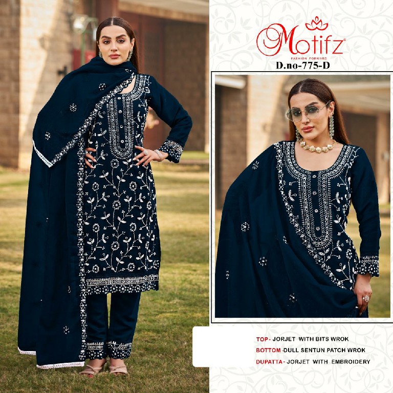 Motifz D.no 775 Wholesale Indian Pakistani Concept Salwar Suits