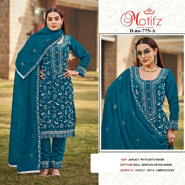 Motifz D.no 775 Wholesale Indian Pakistani Concept Salwar Suits