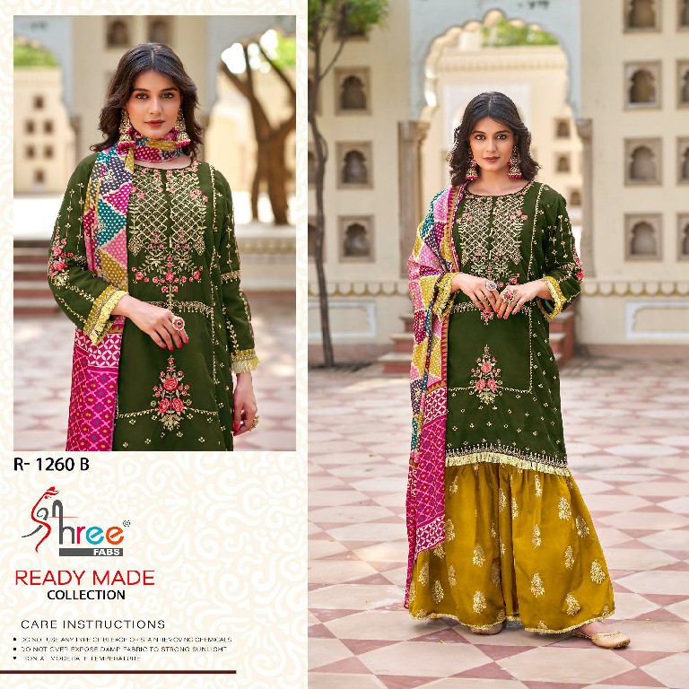 Shree Fabs R-1260 Wholesale Readymade Indian Pakistani Concept Suits