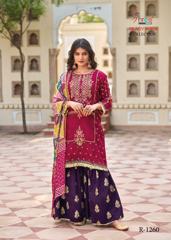 Shree Fabs R-1260 Wholesale Readymade Indian Pakistani Concept Suits