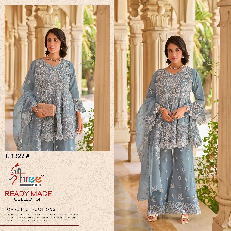 Shree Fabs R-1322 Wholesale Readymade Indian Pakistani Concept Suits