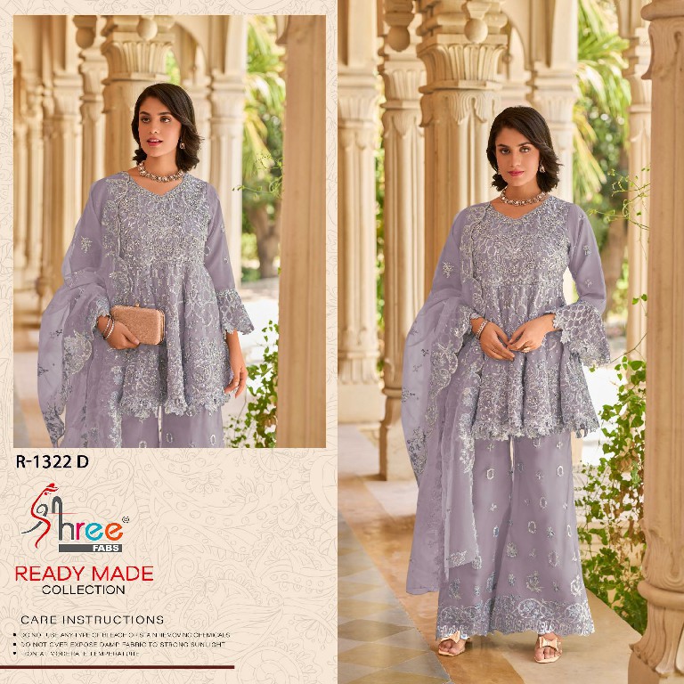 Shree Fabs R-1322 Wholesale Readymade Indian Pakistani Concept Suits