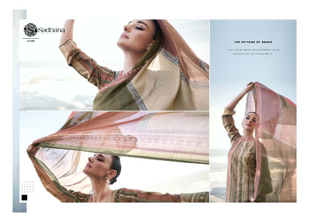 Sadhana Erika Wholesale Pure Muslin Silk With Fancy Work Salwar Suits
