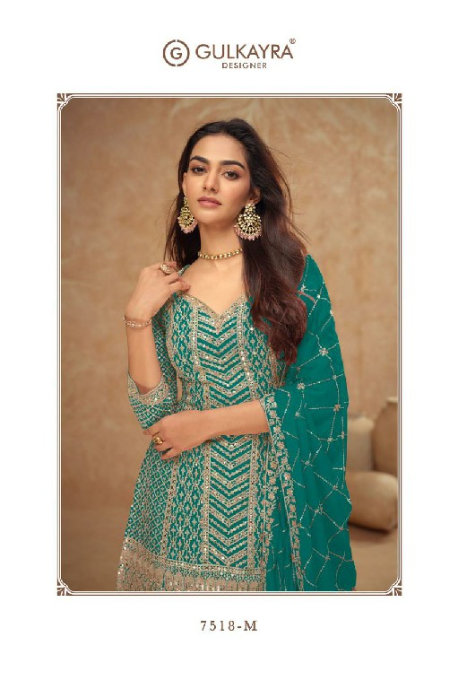 Gulkayra Palak Vol-3 Wholesale Real Chinon Free Size Stitched Suits