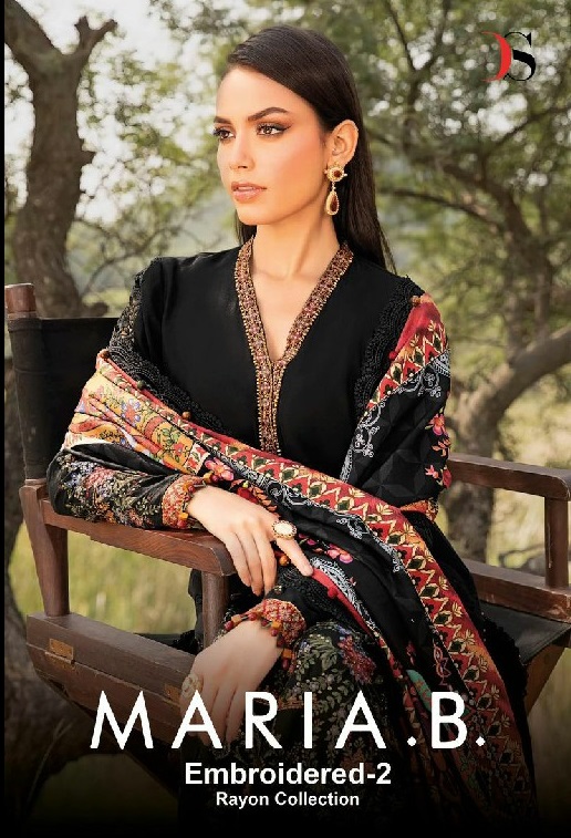 Deepsy Maria B Embroidered Vol-2 Rayon Collection Pakistani Concept Suits