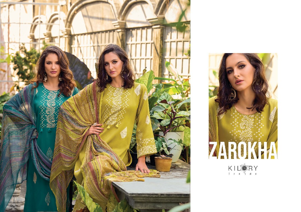 Kilory Zarokha Vol-2 Wholesale Pure Jamm Cotton With Work Salwar Suits