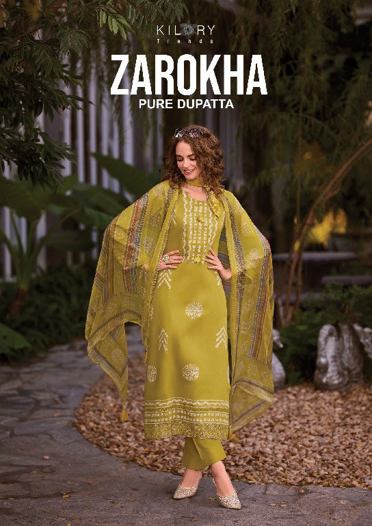 Kilory Zarokha Vol-1 Wholesale Pure Jamm Cotton With Work Salwar Suits