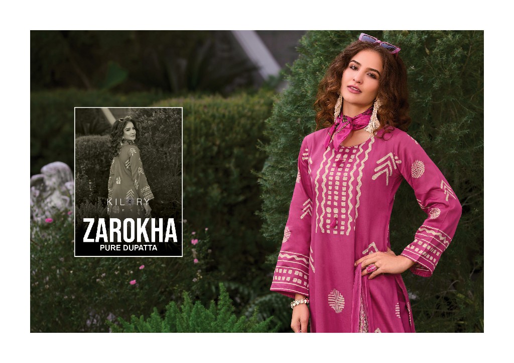 Kilory Zarokha Vol-1 Wholesale Pure Jamm Cotton With Work Salwar Suits