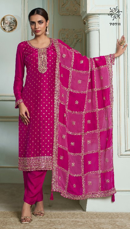 vinay kuleesh shristi Hitlist dola embroidered stylish dress material