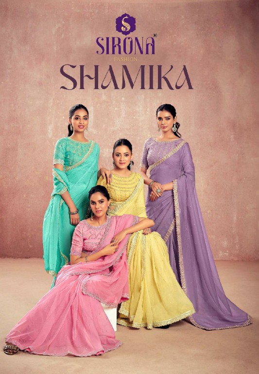 Sirona Shamika Wholesale Chiffon Fabrics Function Special Festive Sarees