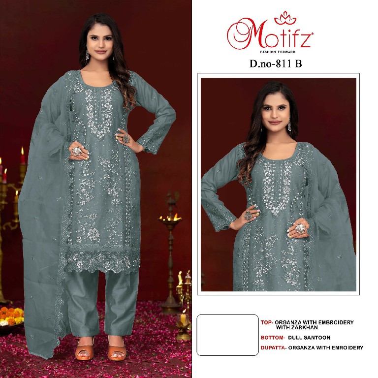 Motifz D.no 811 Wholesale Indian Pakistani Concept Salwar Suits