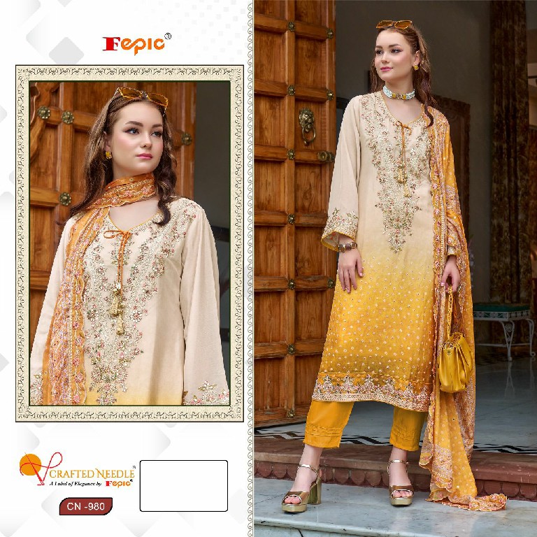 Fepic Crafted Needle CN-980 Wholesale Readymade Indian Pakistani Suits