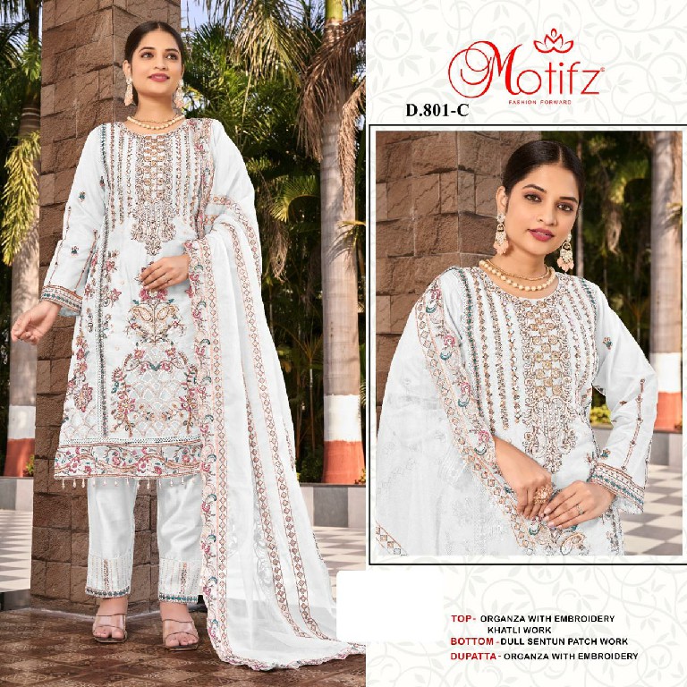 Motifz D.no 801 Wholesale Indian Pakistani Concept Salwar Suits