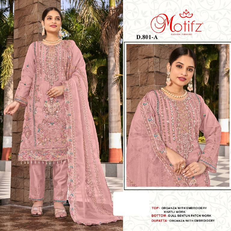 Motifz D.no 801 Wholesale Indian Pakistani Concept Salwar Suits