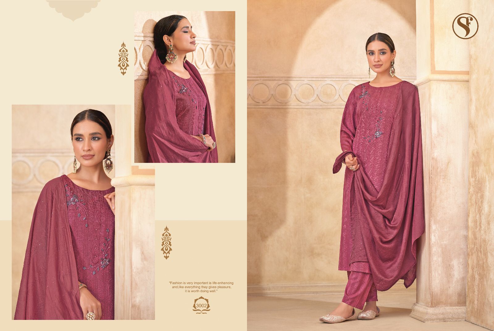 Sweety Stone Vol-3 Wholesale Rayon With Hand Work Top With Pant And Dupatta