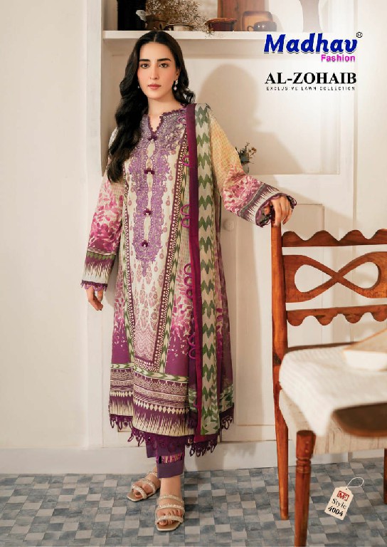 Madhav Al Zohaib Vol-4 Wholesale Lawn Printed Dress Material