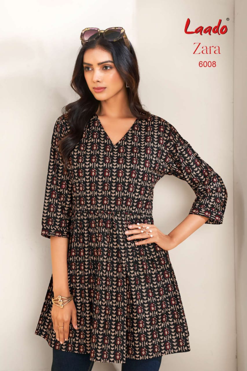 Laado Zara Vol-6 Fancy Short Tops Kurtis