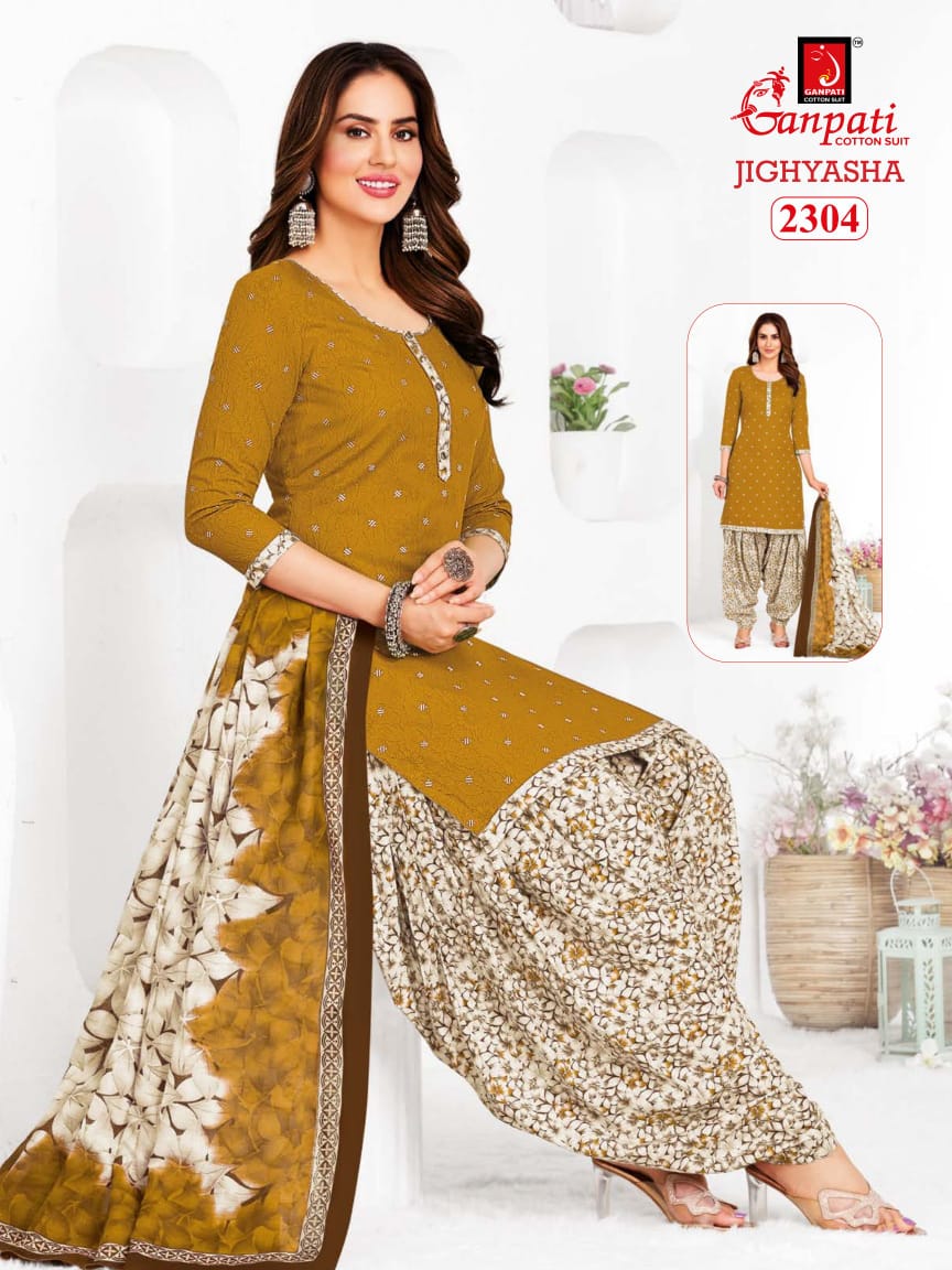 Ganpati Jigyasha Vol-23 Wholesale Shopping Patiyala Dress