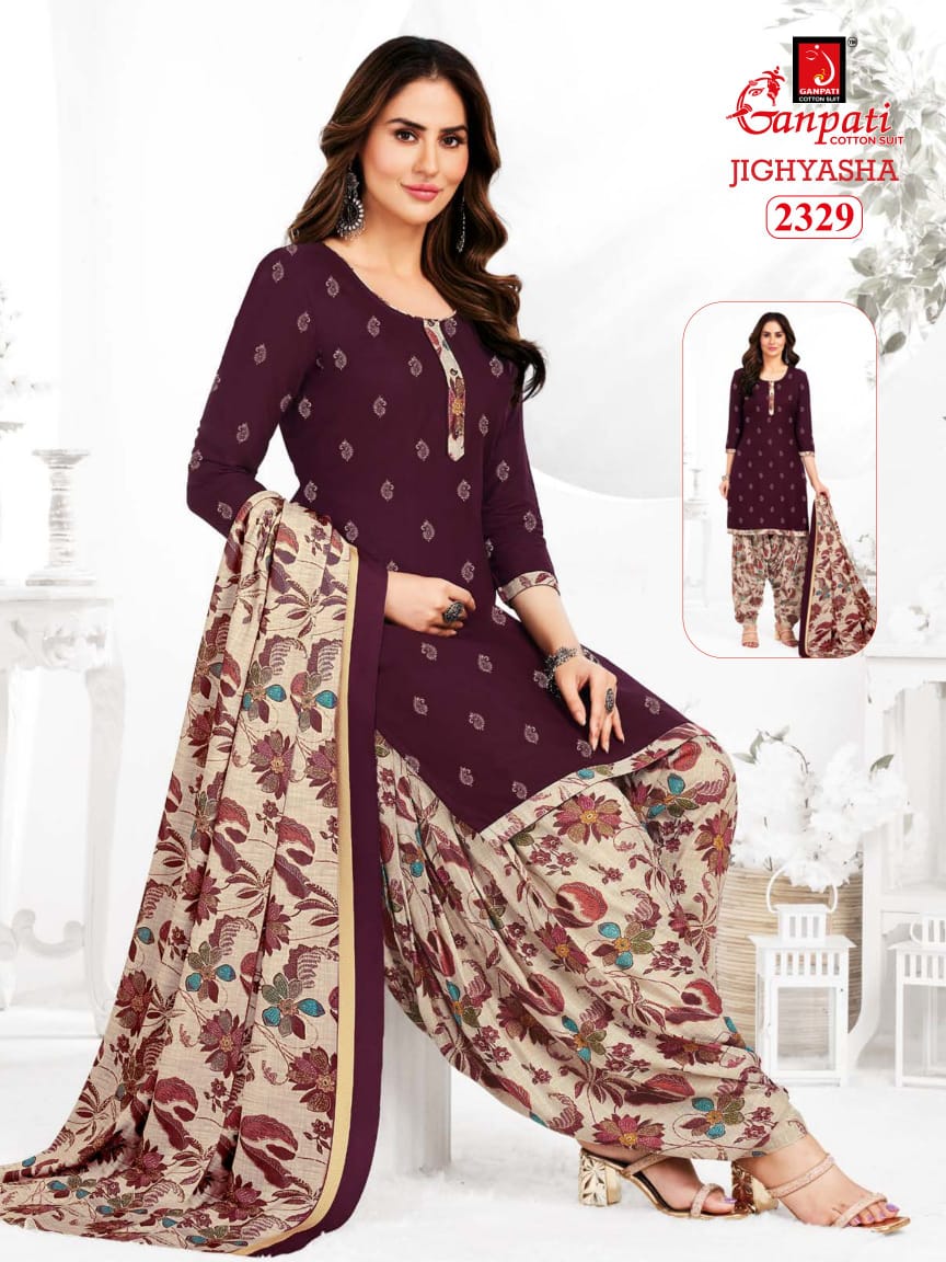 Ganpati Jigyasha Vol-23 Wholesale Shopping Patiyala Dress