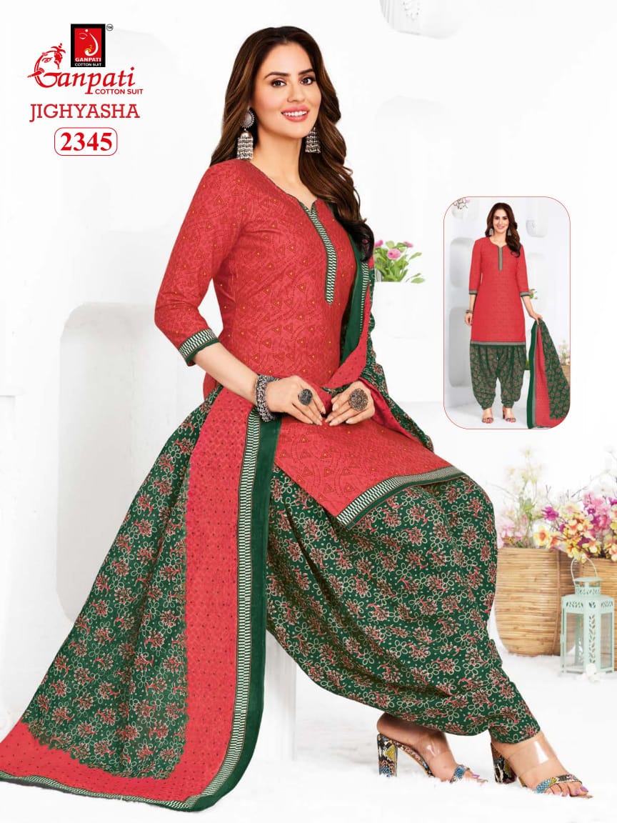 Ganpati Jigyasha Vol-23 Wholesale Shopping Patiyala Dress