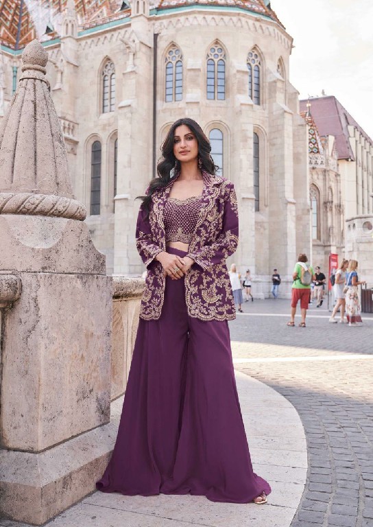 sayuri designer jannat gold fully stitch silk exclusive plazzo 3pcs dress every occasion