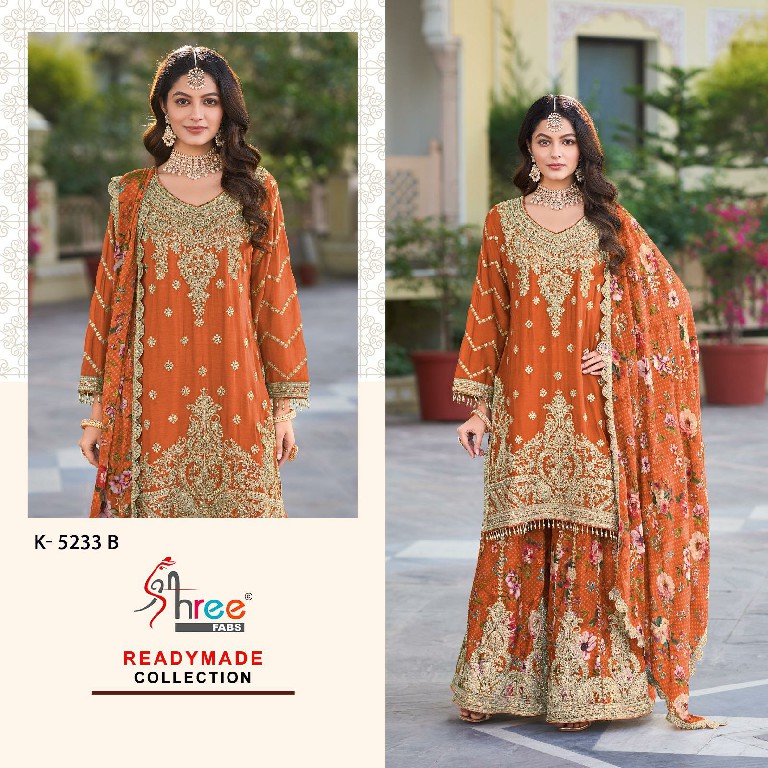 Shree Fabs K-5233 Wholesale Readymade Indian Pakistani Concept Suits