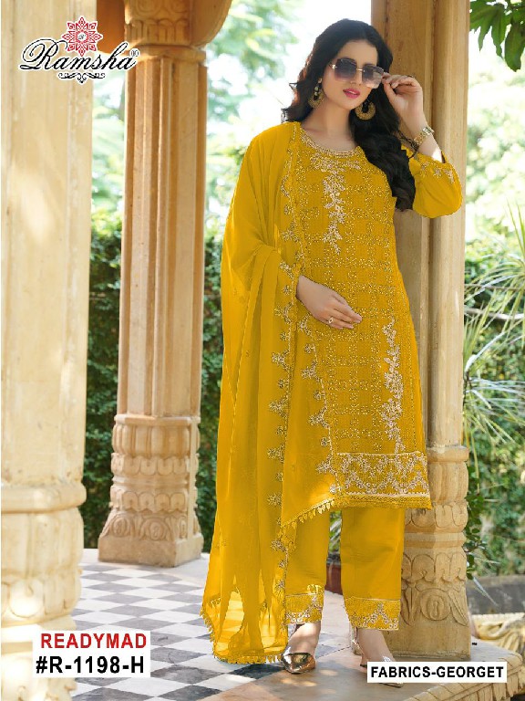 Ramsha R-1198 Wholesale Readymade Indian Pakistani Concept Suits