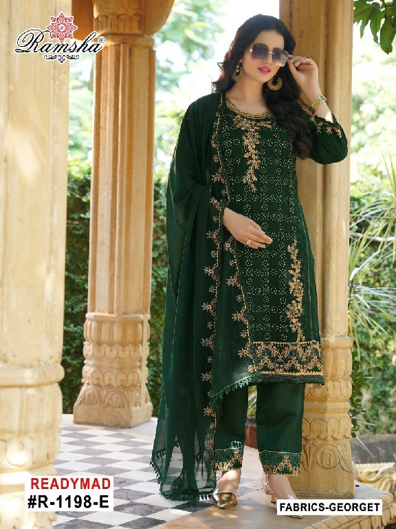 Ramsha R-1198 Wholesale Readymade Indian Pakistani Concept Suits