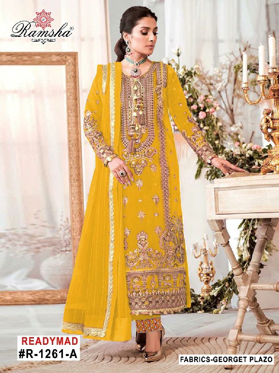 Ramsha R-1261 Wholesale Readymade Indian Pakistani Concept Suits