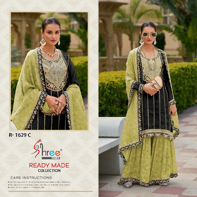 Shree Fabs R-1629 Wholesale Readymade Indian Pakistani Concept Suits