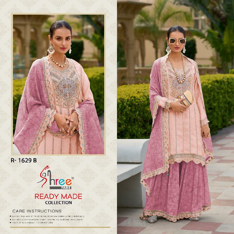 Shree Fabs R-1629 Wholesale Readymade Indian Pakistani Concept Suits