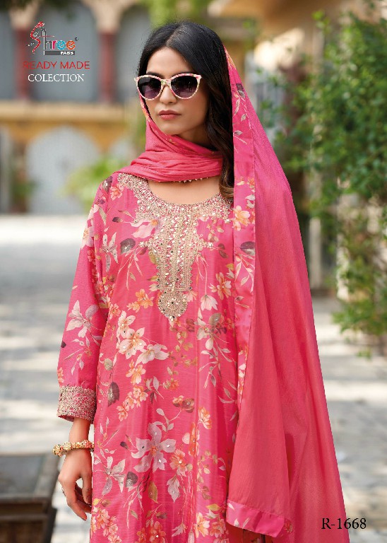 Shree Fabs R-1668 Wholesale Readymade Indian Pakistani Concept Suits