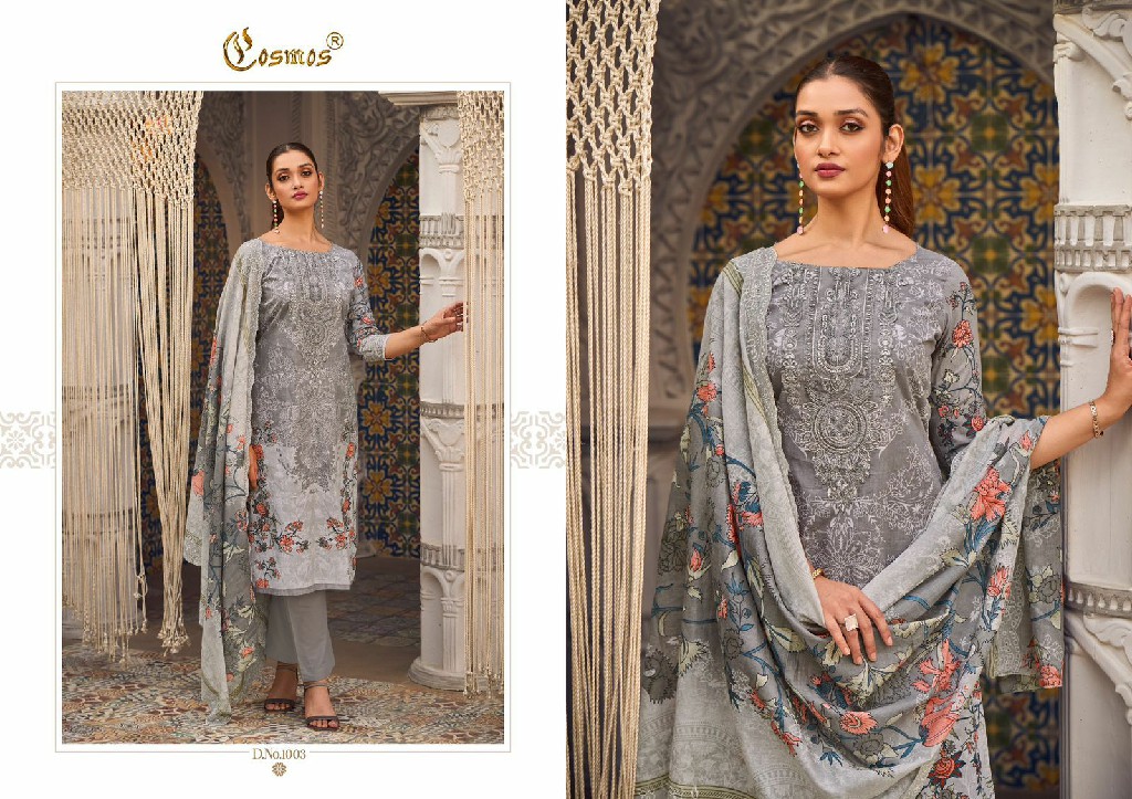 Cosmos Needle Wonder Vol-1 Wholesale Lawn Cotton Pakistani Concept Suits